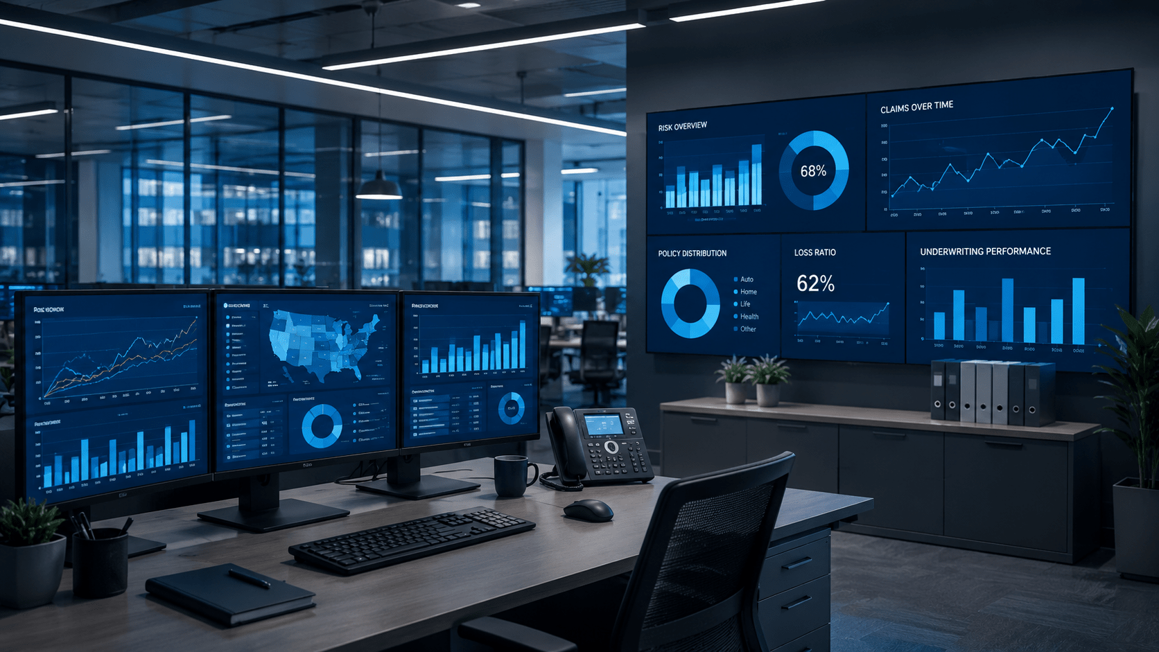 Insurance organization managing regulatory and operational change