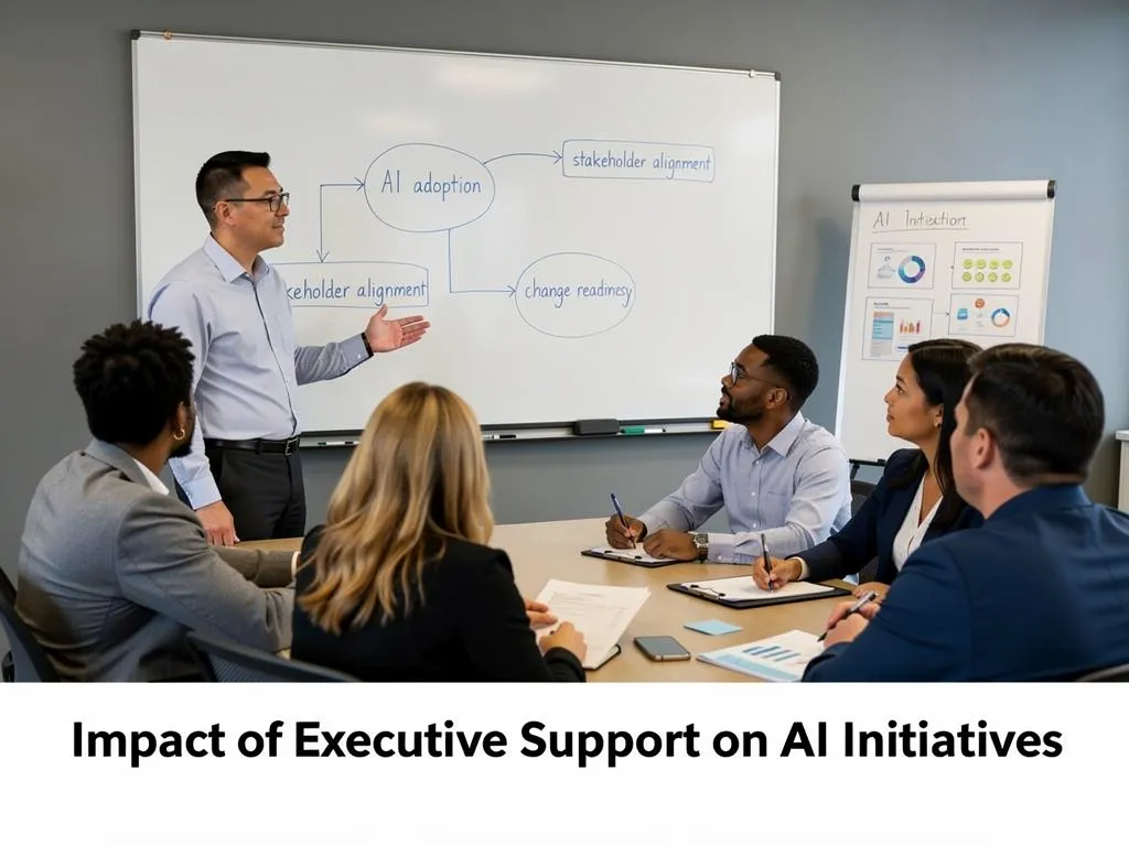 Impact of Executive Support on AI Initiatives
