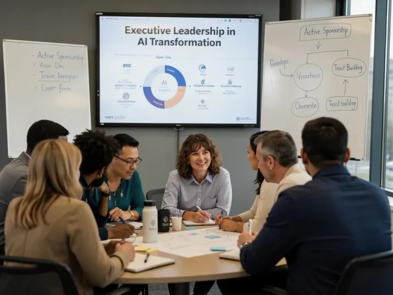 How Executive Leadership Drives Successful AI Transformations