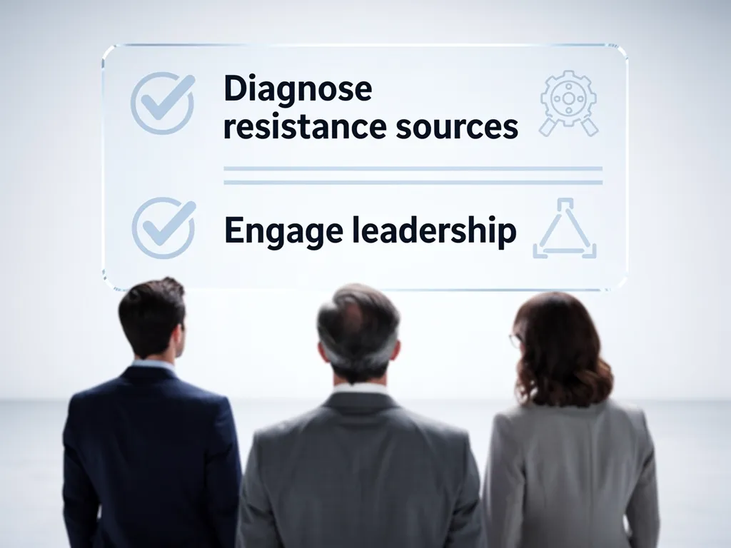 Overcoming Resistance to Change Management: A Step-by-Step Mitigation Checklist