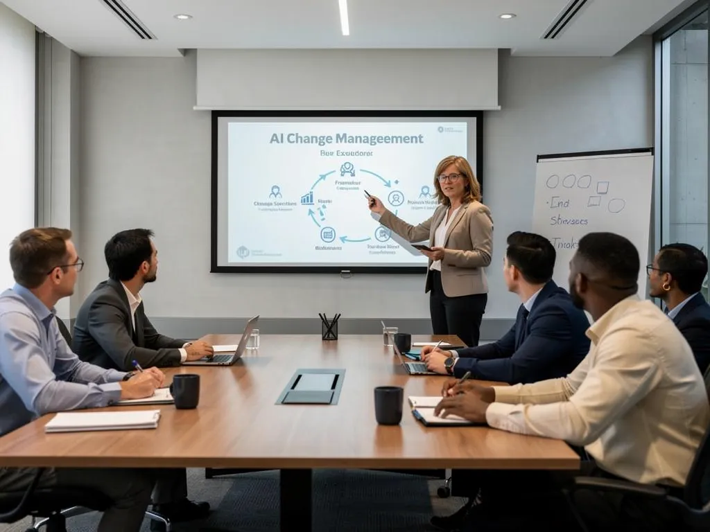 Which Organizational Roles and Governance Structures Support an AI Change Management CoE